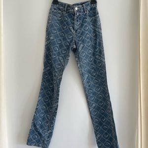 Jordache vintage printed jeans